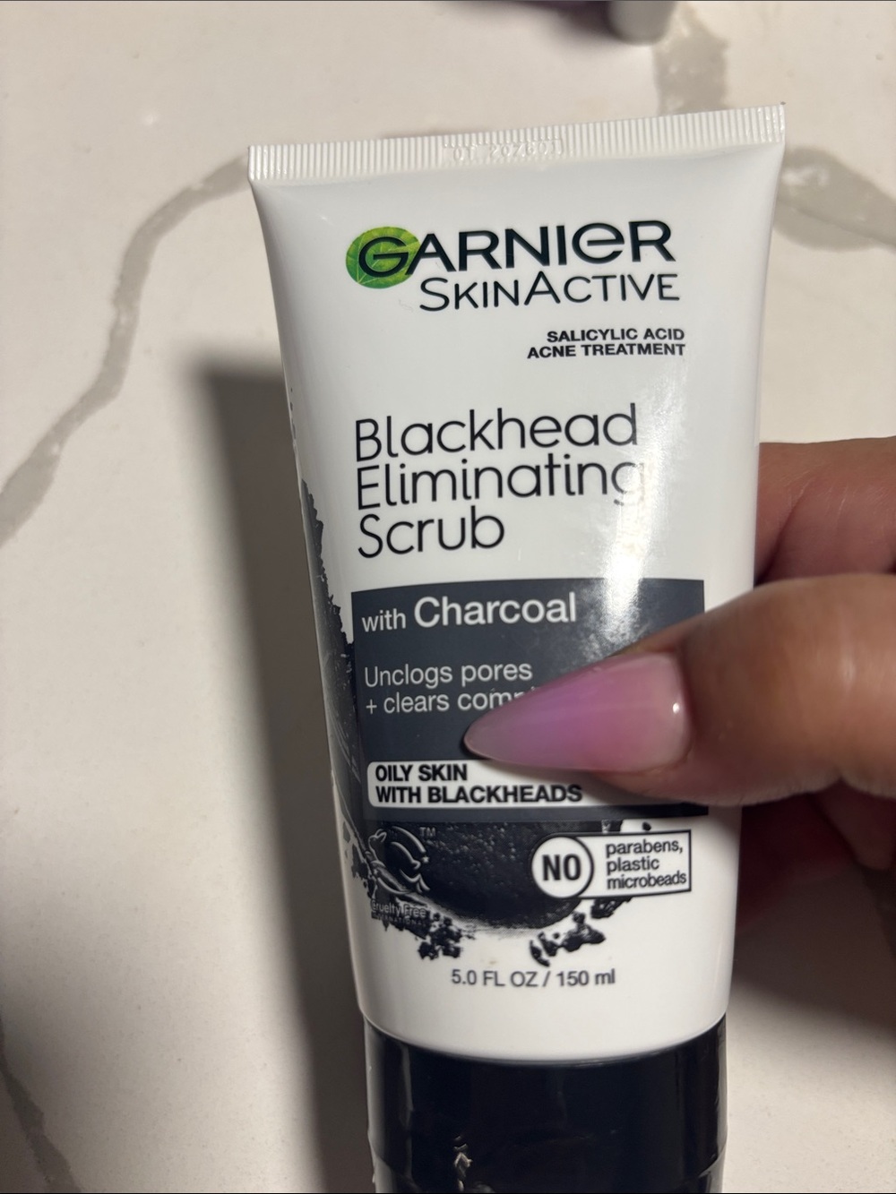 Garnier SkinActive Blackhead Eliminating Scrub — White, Black, Green